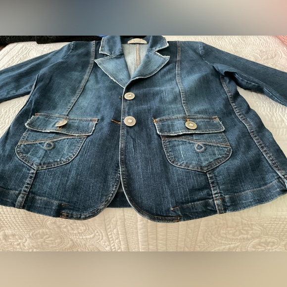 A.E. SPORT & CO. JEANS, CASUAL WEAR DEMIM JACKET, SIZE: 14 - Picture 6 of 12